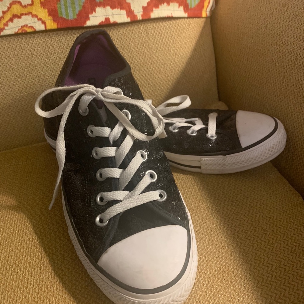 Sequin converse sz. 9